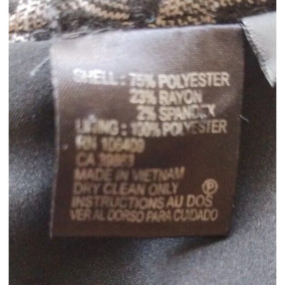 Tahari Skirt 8 Mini Zip Back Lined - Picture 8 of 11